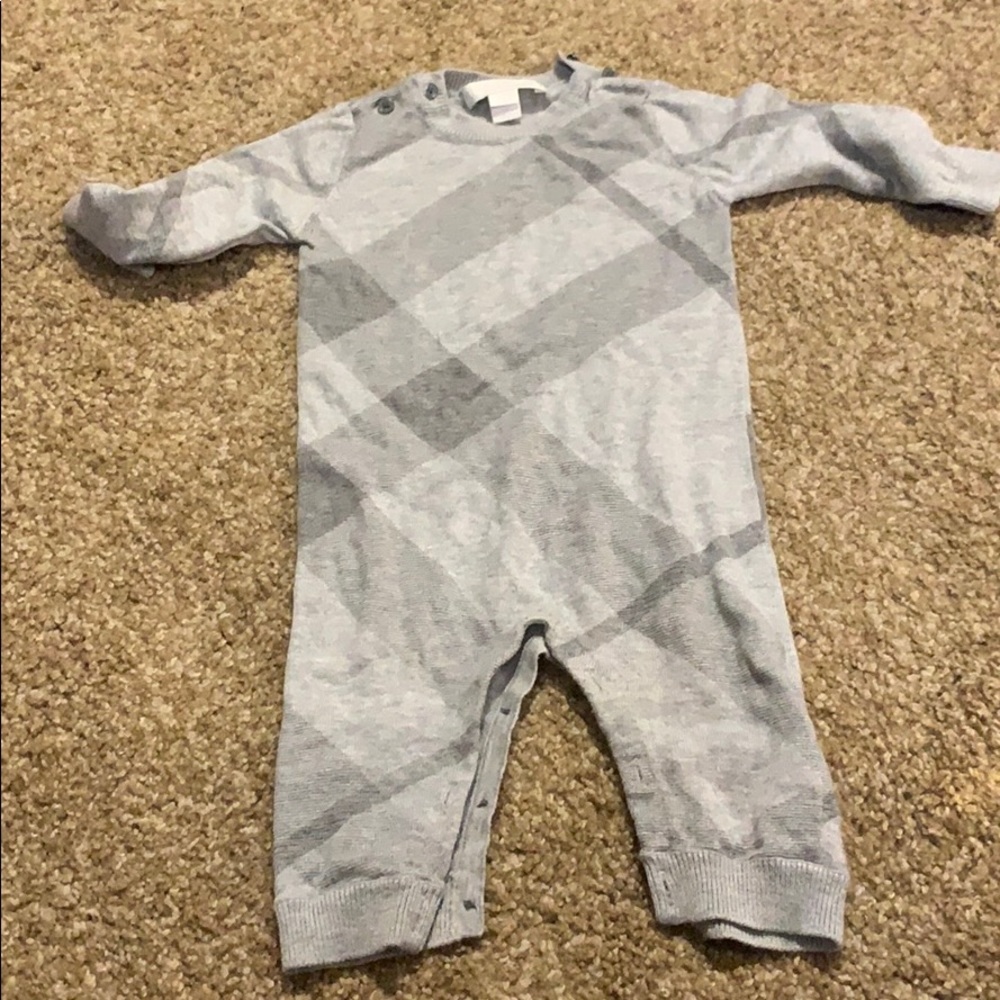 Burberry baby pajamas size 6 months